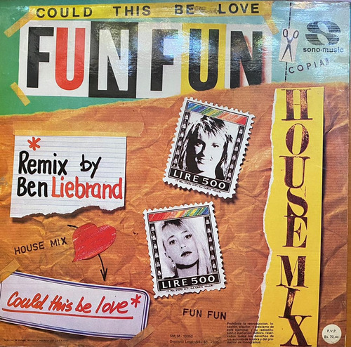 Disco Lp - Fun - Fun / Could This Be Love. Single (1988)