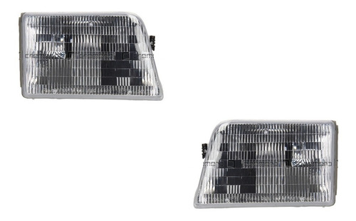 Juego Opticas Faros Ford Ranger 1996 1997 Marca Tyc