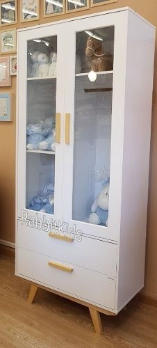 Imagen 4 de 8 de Ropero Terry 2 Puertas 2 Cajones Infantil Cuarto Bebe