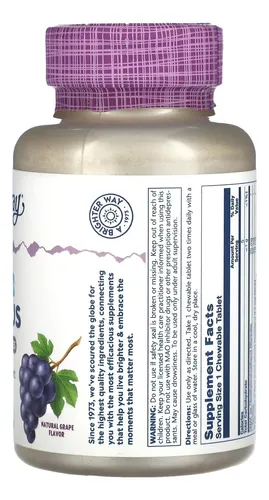 Solaray, Kids Focus Masticables - Unidad a $2333