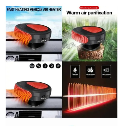 Calentador De Parabrisas Con Ventilador De Aire Caliente, Ca