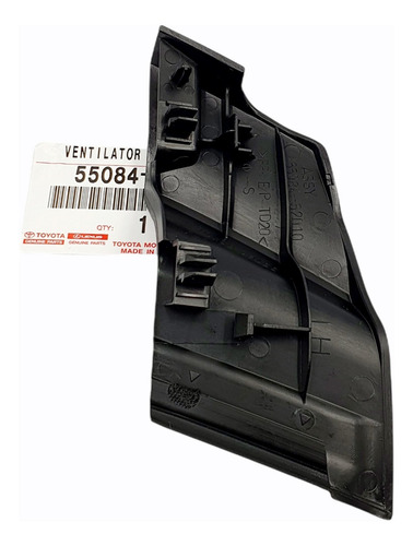 Imagen 2 de 3 de Moldura Extensión Derecha Rejilla Parabrisas Yaris 06-09