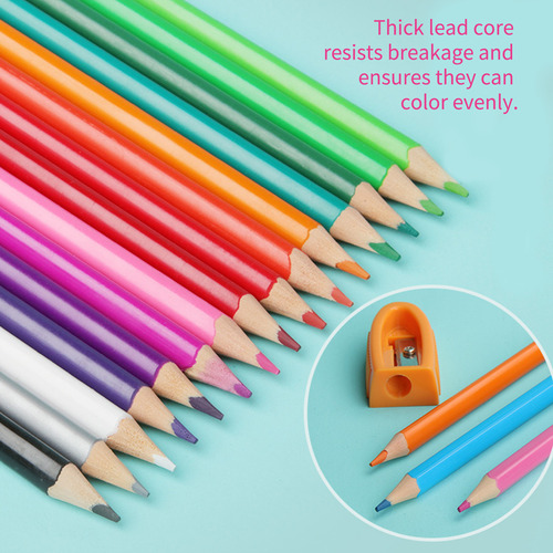 Conjunto De Lápis De Cor De 24 Cores Para Desenhar