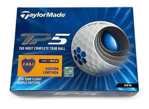 Pelotas Taylormade Tp5 Licencia Boca Juniors X 12