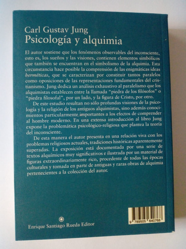 Psicología Y Alquimia - Carl G. Jung - Ed. Santiago Rueda