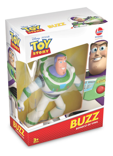Kit Boneco Interativo Toy Story Articulado Em Vinil Lider