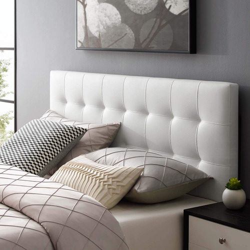 Cabecero De Cama De Lino Modway Lily Para Cama Queen