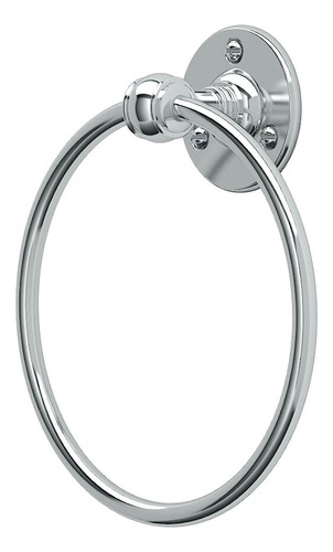 Gatco 4412 Cafe Towel Ring, Chrome, 6.5-in L X 6.5-in W X 6.