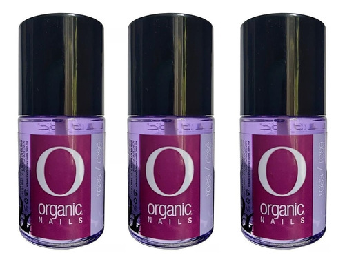 Aceite Para Cuticula Aroma Rosa Tres De 15ml Organic Nails
