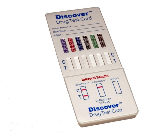 Tests De Drogas Pack 10u - Detecta 6 Sustancias