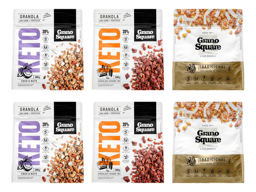 Kit Granolas Low Carb + Zero