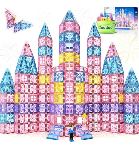 108pcs Azulejos Magnéticos De Diamante Con Muñecas Princess 