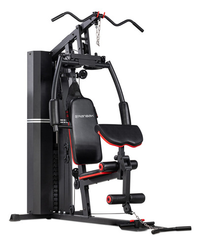 Multigym C/banco Scott Ranbak 607 C/70 Kg Reforzado C/cuota Negro Negro