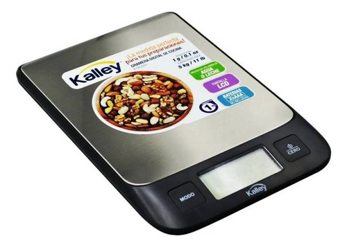 Gramera Bascula De Cocina Kalley 5 Kilos Digital K-mgc01