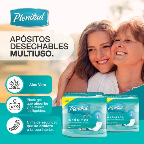 Imagen 5 de 5 de Plenitud Apósito Multiuso Incontinencia X 20 Unidades