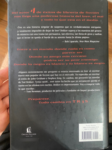 Tres Ted Dekker Tapa Dura