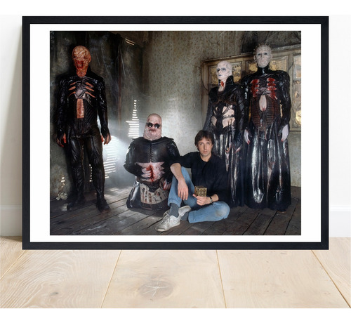 Cuadro Decorativo Hellraiser Cenobita Clive Barker Pelicula Negro Negro