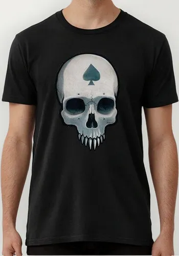 Remera Vampire Skull, Ace Of Spades Algodon Premium