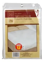 Comprar Forro Colchon Queen Size Blanco Impermeable 30 Cm Altura