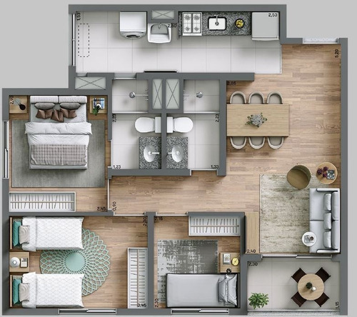 Imagem 18 de 20 de Apartamento - Ap03259 - 69290384
