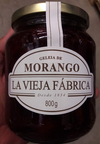Geléia De Morango - La Vieja Fábrica (espanha) 800g