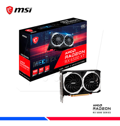 Msi Radeon Rx 6500 Xt Mech 2x 4g Oc (Usado)