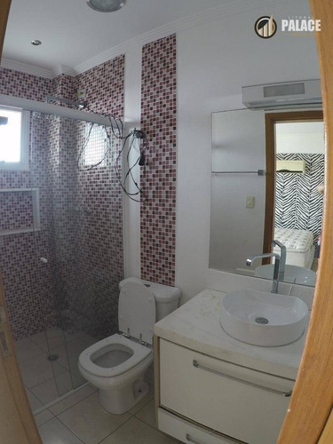 Apartamento Com 3 Dormitórios À Venda, 161 M² Por R$ 695.000,00 - Tupi - Praia Grande/sp - Ap1159