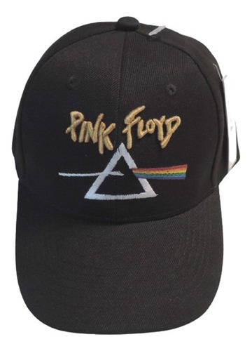 Pink Floyd Gorra Visera Curva Logo Gold Rock Bk