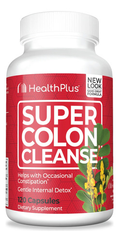 Healthplus Super Colon Cleanse Limpieza Del Colon 120 Cáps