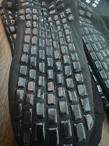 Calcetas Deportivas Antiderrapante 2 Pares Agua Negro Unitalla