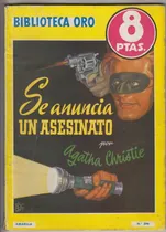 Comprar 1952 Pulp Agatha Christie Se Anuncia Un Asesinato Ed Molino