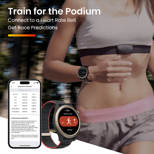 Smartwatch Amazfit Cheetah Pro A2292 Caixa Run Track Preto