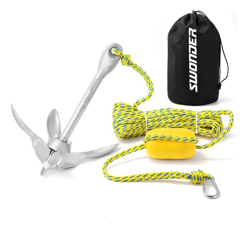 Swonder Ancla De Kayak, Kit De Anclaje Plegable De 3.5 Libr.