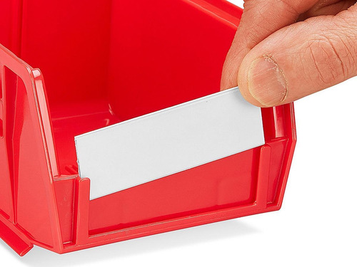 Portaetiquetas E Insertos - 8x3cm - 25/paq - Uline