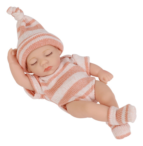 (3 #mold) Muñeca Minidoll Reborn Toy Baby Bath-play De Silic