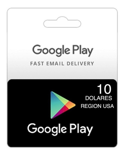 Tarjeta Google Play Store 10 Usd Gift Card Entrega Inmediata