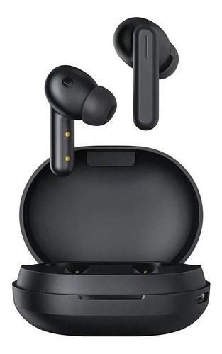 Audífonos in-ear gamer inalámbricos Haylou GT Series GT7 negro con luz LED