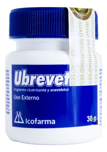 Ubrevet Ungüento Cicatrizante Y Anestésico Veterinario X 30g