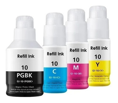 4pack Tinta-canon Pixm Gm4010 Gm2010 G7010 7011 (facturado)