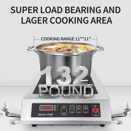 Leconchef - Cocina De Induccion De Acero Inoxidable De Grado