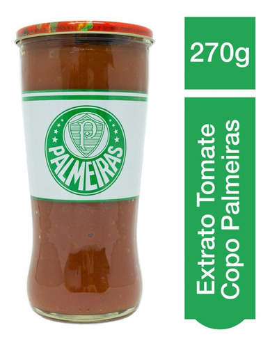 Imagem 2 de 2 de Extrato Tomate Copo Chopp Palmeiras 270g Vidro