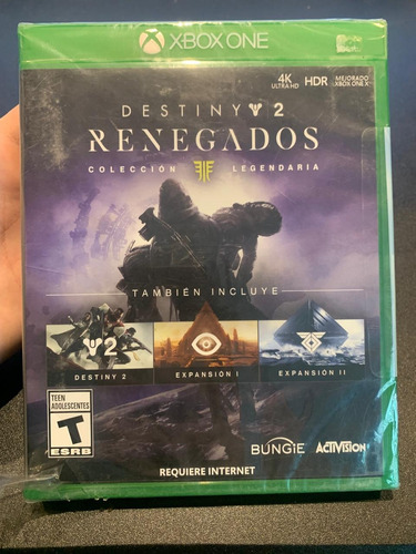 Destiny 2 Renegados Xbox One Nuevo