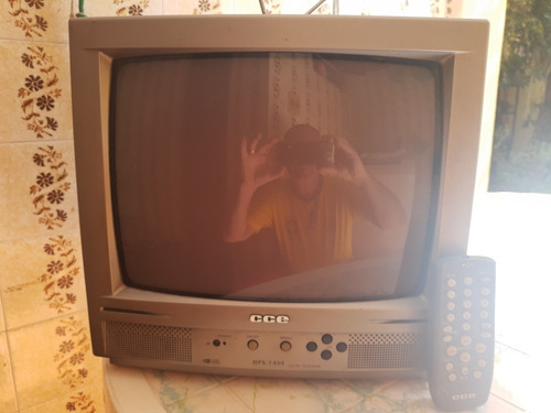 Televisão Cce 14 Polegadas Modelo Hps 1405 Funcionando