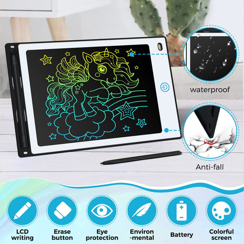 Tableta De Escritura Lcd 8.5 Pulgadas Para Niños 32 Piezas