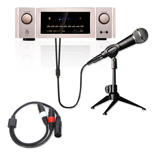 Cable Doble Fe De 3 Pines Jorind, Cable Xlr A Xlr De 5 Pines