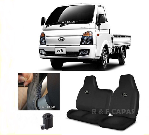 Capa Banco Couro Caminhão Hyundai Hr 2005 A 2019