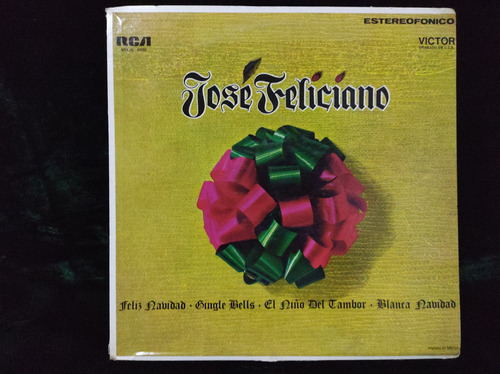 José Feliciano Feliz Navidad Vinilo,lp,acetato,vinyl
