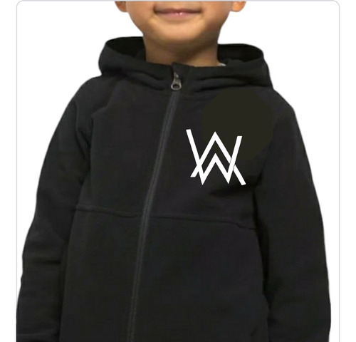 Sudadera Para Niño C/cierre Alanwalker Kids X-chica 5-6 Años