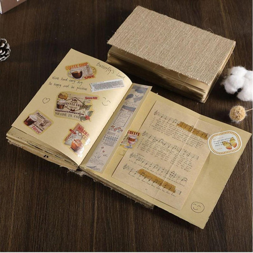 *para Diário De Papel Em Branco Do Caderno De Viagem,