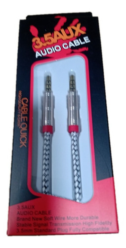 Imagen 5 de 7 de Cable Auxiliar Auriculares Con Micrófono 4 Polos 3 Líneas